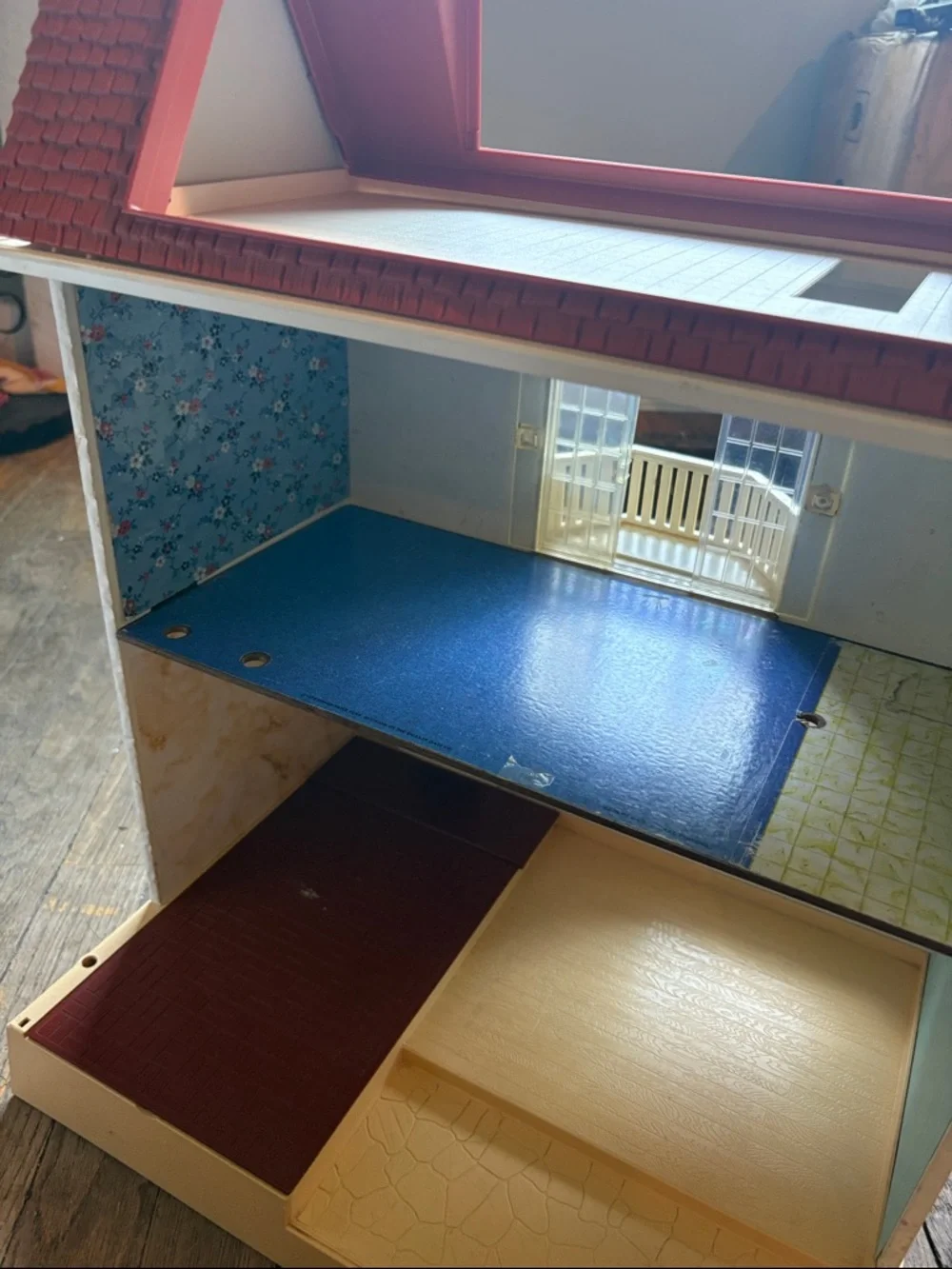 Vintage 1978 Fisher Price Doll House - House Only